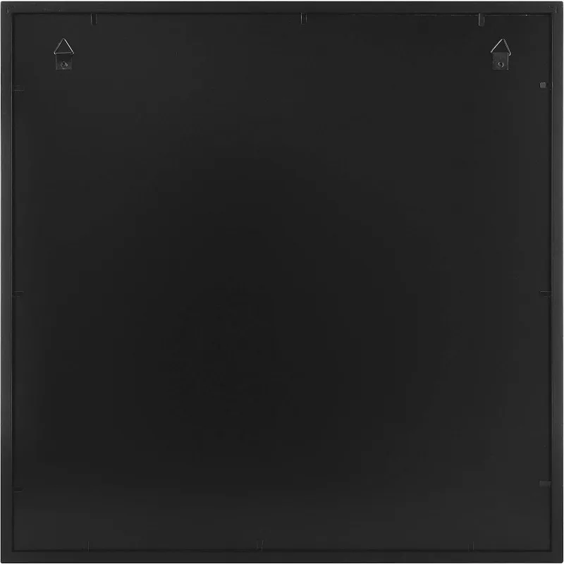 إطارات مربعة سوداء كلاسيكية مقاس 18 × 18، عبوة مزدوجة مع حصيرة مقاس 12 × 12. مثالية لديكور المنزل والصور والصور الزفاف.