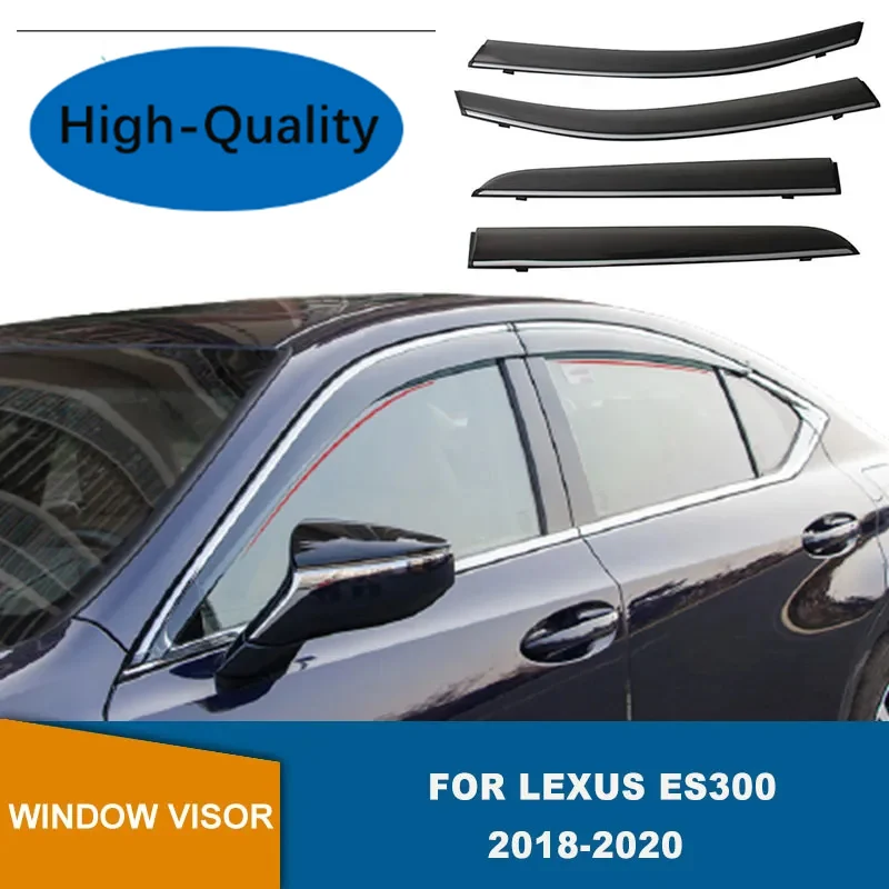 

Window Deflector For Lexus ES ES200 ES260 ES300h ES300 2018 2019 2020 2021 Car Door Window Visor Wind Rain Sun Guard Deflector