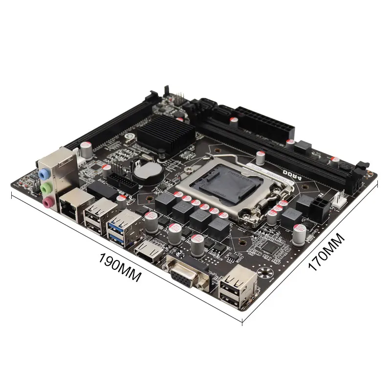 Imagem -06 - Motherboar Cpu Lga 1151 H110 m Ddr4 32gb Duplo Canal Mainboard Suporte Núcleo i3 i5 i7 Computador Placa-mãe 1151