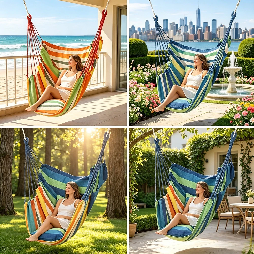 Silla Colgante para Exteriores - Kids Outdoor Hammock Swing reseña y precio
