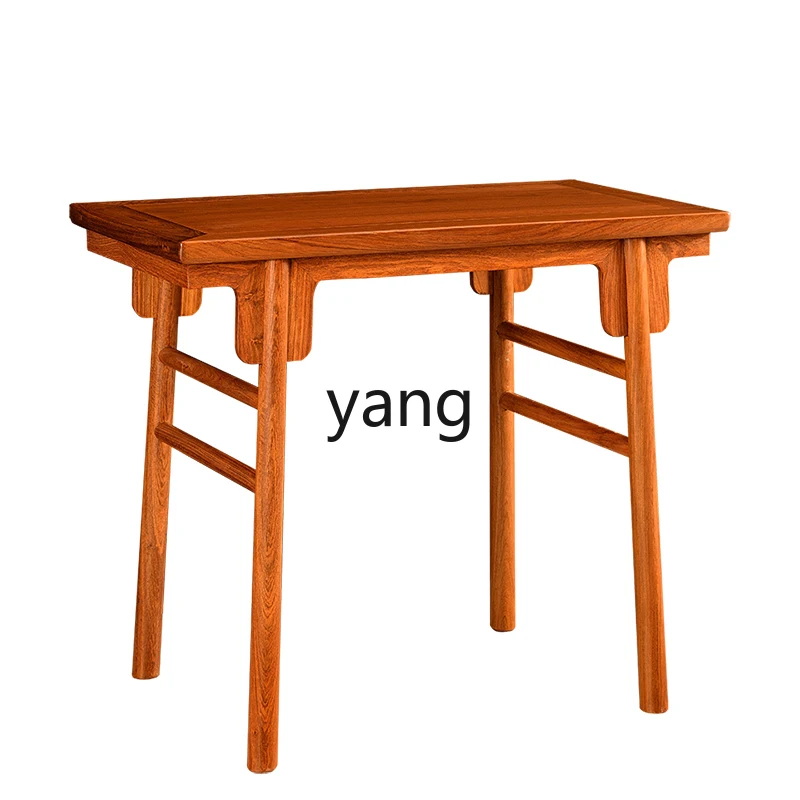

TGF rosewood knife small picture case Chinese solid wood book case porch table mahogany calligraphy table