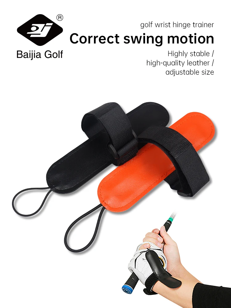 BAIJIA Ayuda entrenamiento Swing Golf, muñequera Golf, Corrector banda, herramientaentrenamiento Swing Golf,