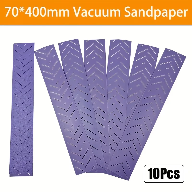 70*400MM langes lila Keramik-Schleifpapier zum Schleifen und Polieren von Autos, Beflockungsschleifpapier, Schleifmittel 80/120/180/240/320 – Detail 1