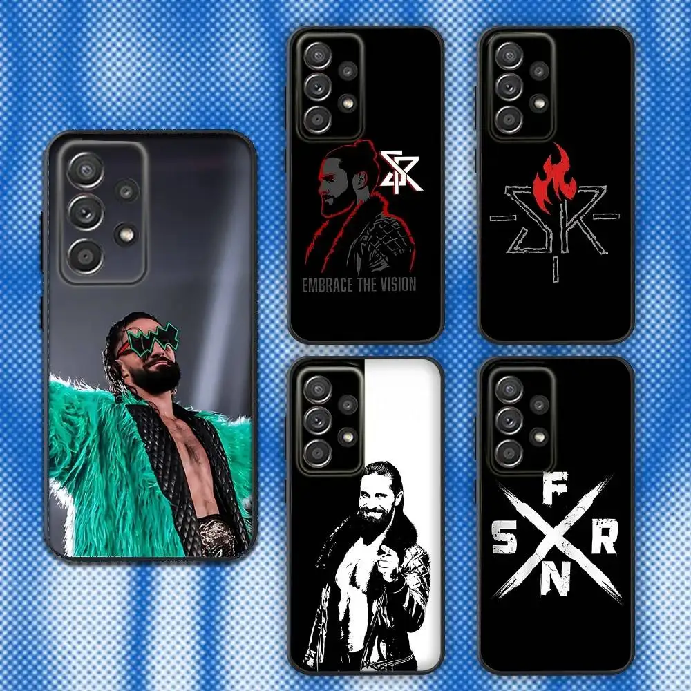 

S-Seth Rollins WWE Phone Case For Samsung S25,S24,S21,S22,S23,S30,Ultra,S20,Plus,Fe,Lite,Note,10,9,5G Black Cover