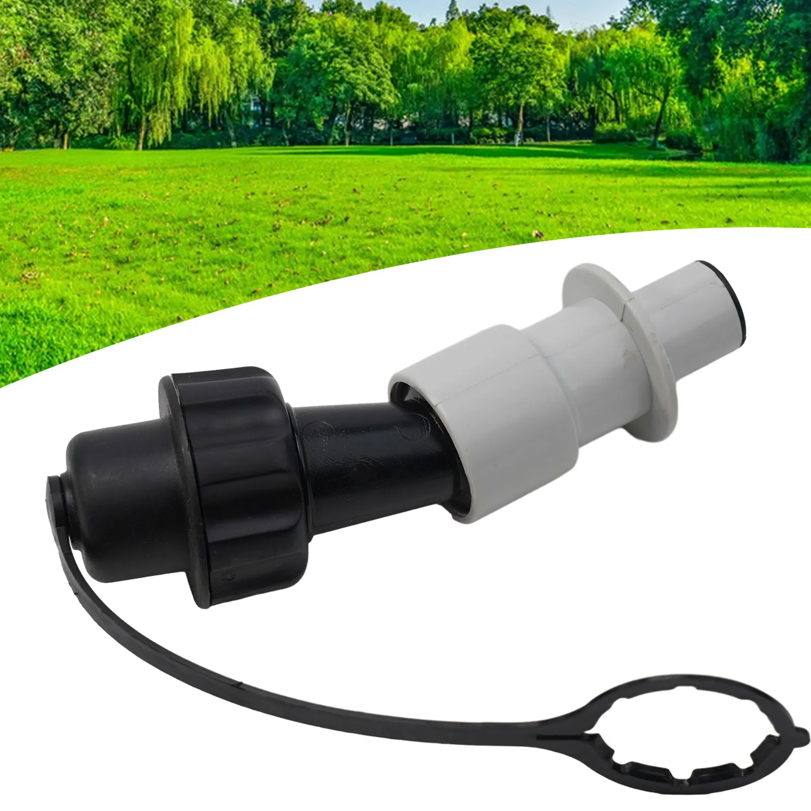 

Chain oil injector without spill port compatible with 0008905004 chainsaws ensures smooth oil refilling and prevents leakage