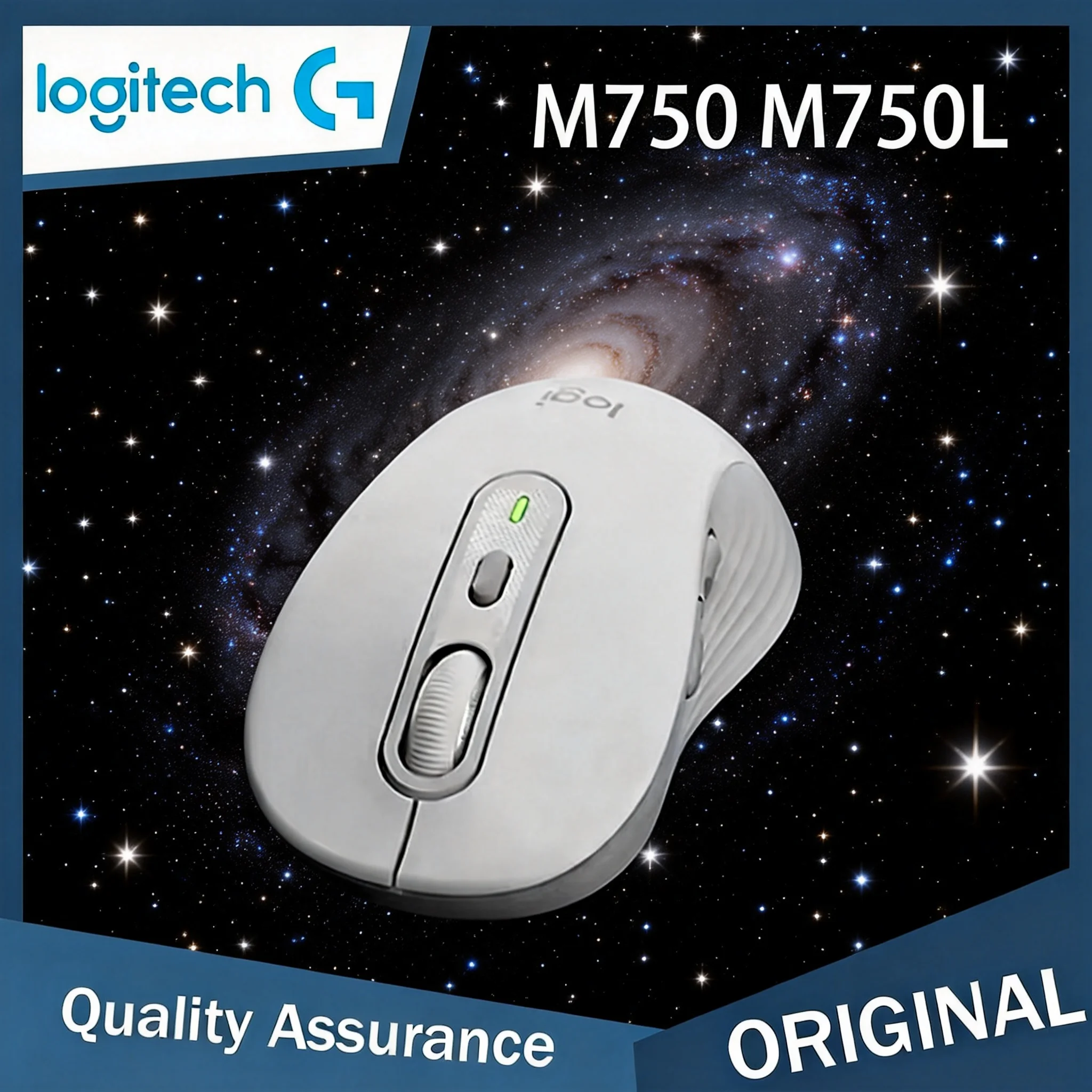 Logitech M750/M650 Dual-Mode Silent Mouse, available in multiple colors, 24-month battery life, a great office companion.