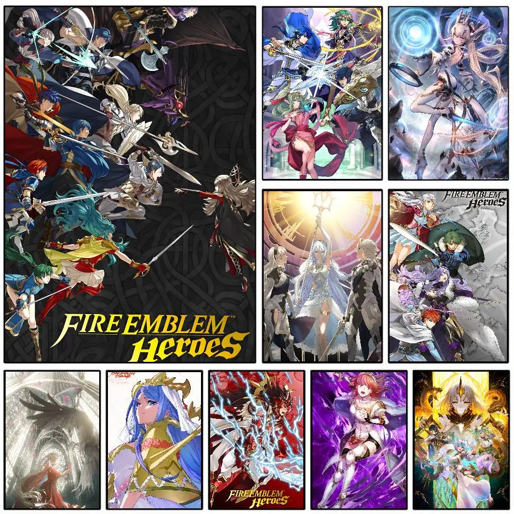 Póster con emblema de fuego, arte con impresiones, decoración para el hogar, dormitorio, sala de estar, regalo