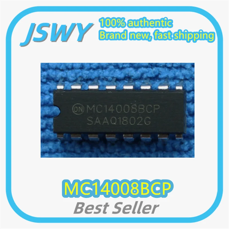 

(5/50 pcs) MC14008BCP MC14008 DIP-16 Dual In-Line Package Integrated Circuit Genuine Authentic Stock Large Inventory