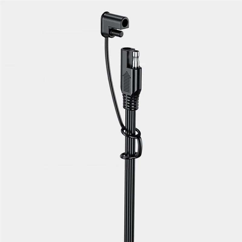 

12-24V 18AWG SAE 2 Pin Quick Disconnect To O Ring Terminal Harness Connecter Cord Connector Cable For Battery Charger