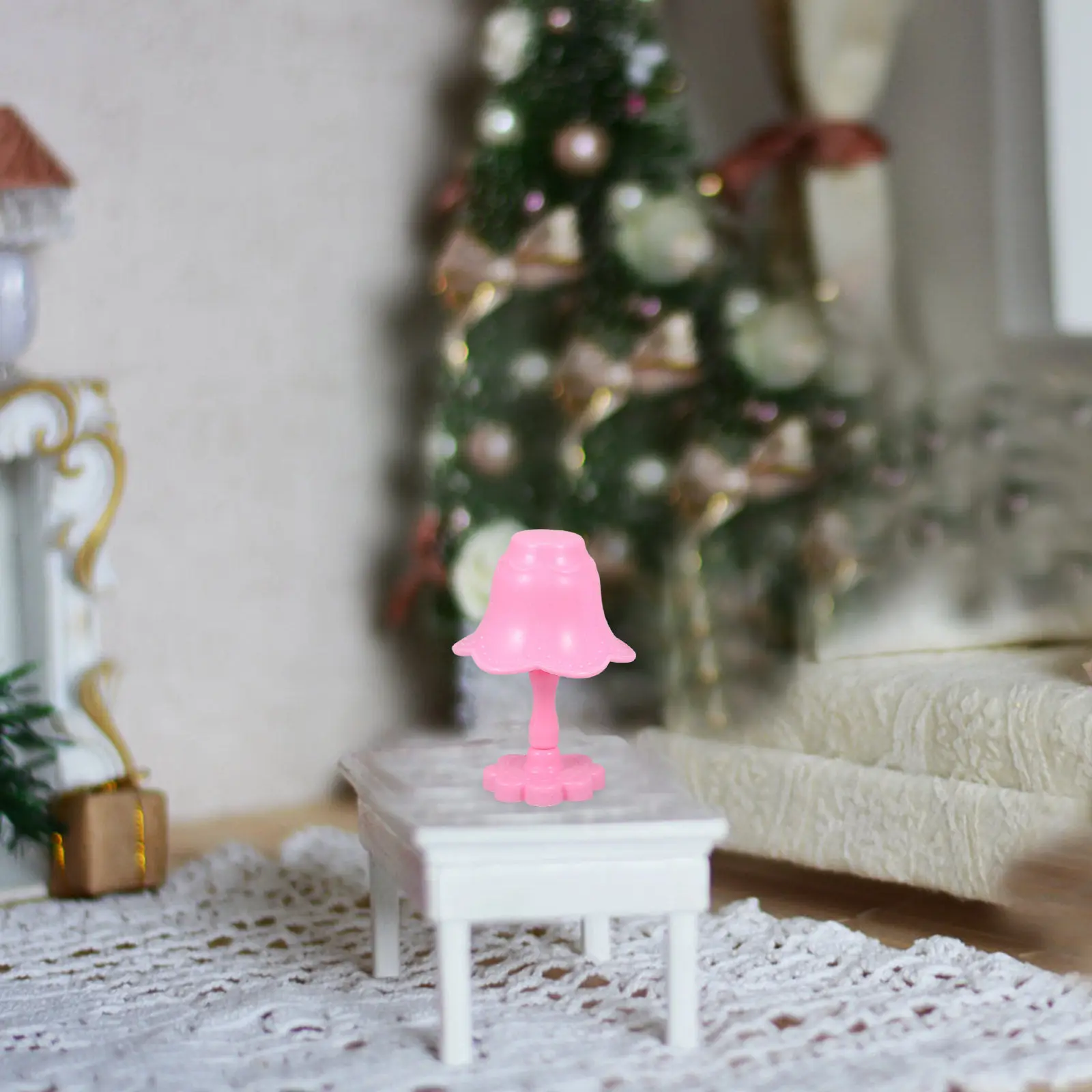 

Набор из 6 миниатюрных настольных ламп для кукольного домика: изысканные светильники для декора комнаты, микроландшафта, креативный дизайн