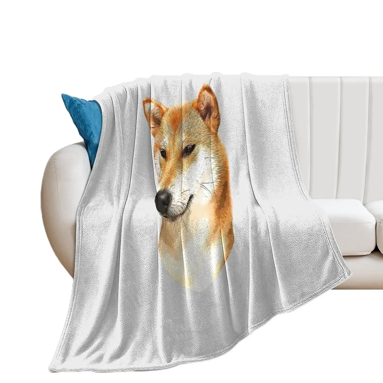 

Shiba Inu Stunning Dog! Throw Blanket Beautifuls Travel decorative Blankets