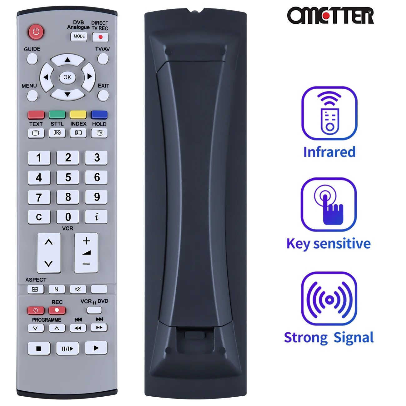 New Fit for Panasonic EUR7651050A TV Remote Control TX-32LED65F TX-32LX62F TX-32LX50F 26LX52F TH-50PV60E 37PX60B 42PV60E 42PX60B