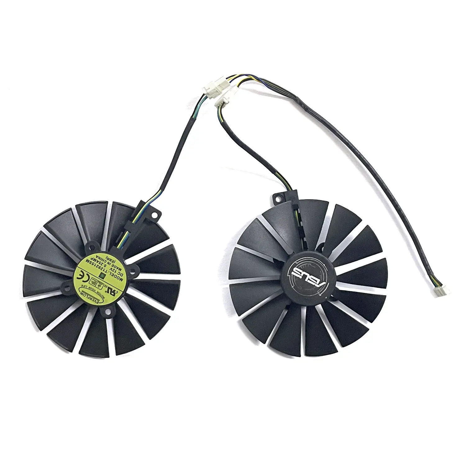 Ventilador de refrigeración para gráficos Asus Strix Rx 470, 580, 570, Gtx 1050Ti, 1070Ti, 1080Ti, T129215SM, FDC10M12S9-C, RX580, 95mm, 2 uds.