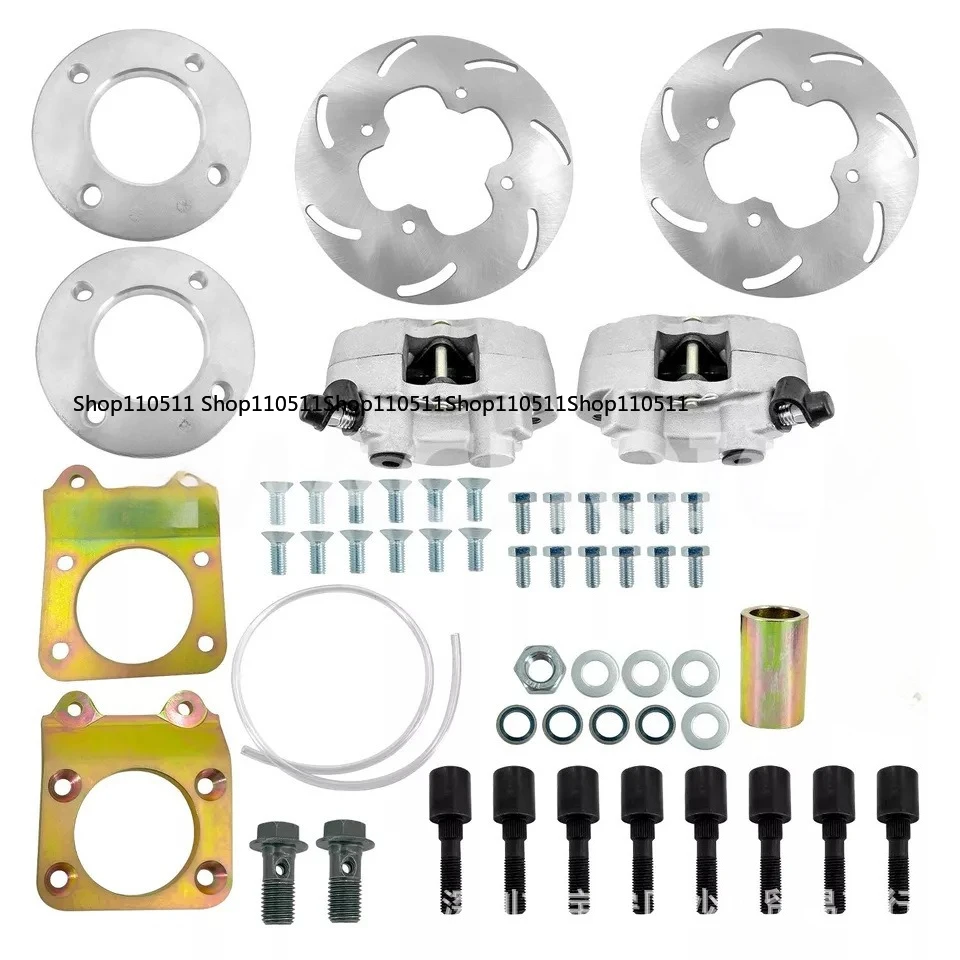 

1Set Front Disc Brake Conversion For Honda Fourtrax 300 Rancher 350 Foreman 400 450 Rubicon 500 Rincon 650 TRX 300 350 450 500