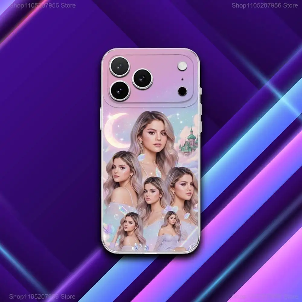 حافظة هاتف S-Selena Singer G-Gomez لهاتف iPhone 11,12,15,14,13,17,16,Pro,Plus,E,Max,Air,غطاء مغناطيسي صغير