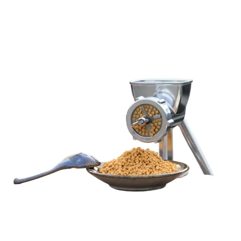Household Cat Food Rabbit Food Bird Food Feed Pellet Making Machine Manual Pelletizer for Pets Fowls Chickens Fish Dog