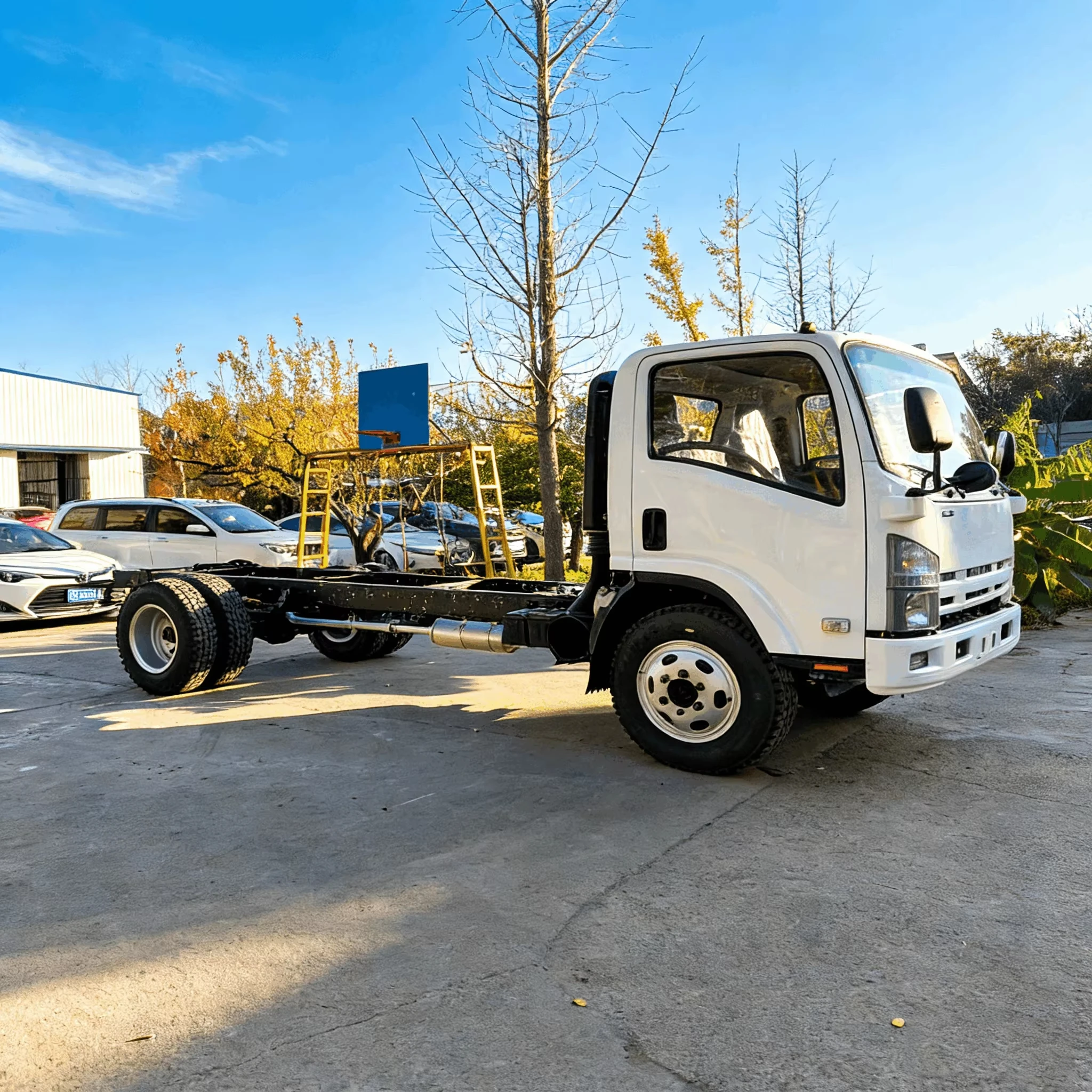 Medium-Duty Truck  Left-Hand Drive  Used/Nqr Truck Chassis for Customization