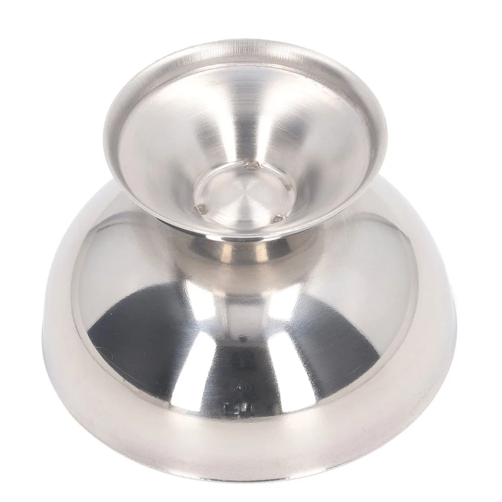 Exquisite High Foot Goblet Rustless Steel Thickened Ice Cream Cup Polished with Fork Dessert Cup Home