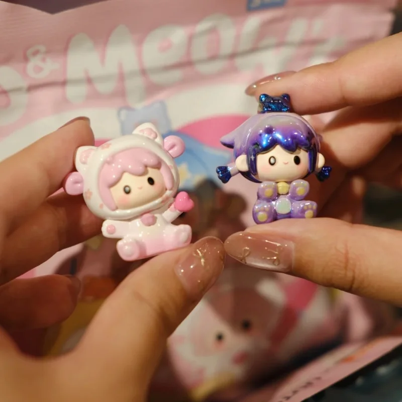 ใหม่ Original UU First Generation น่ารักอนุภาคและลูกแมวน้อย Travel Time กล่องตาบอดตัวเลข Desktop Decor ของขวัญสะสม