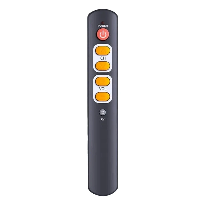 U55C Practical Learning Remote Control With 6 Large Button For TV And Sound Devices