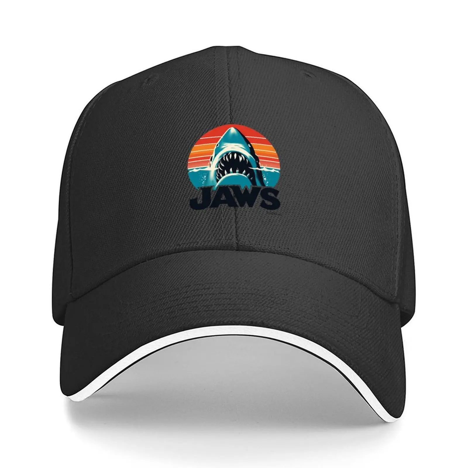 

Jaws Retro Baseball Cap Male hat custom caps men's big size hat tactical cap Mens Hats Women's
