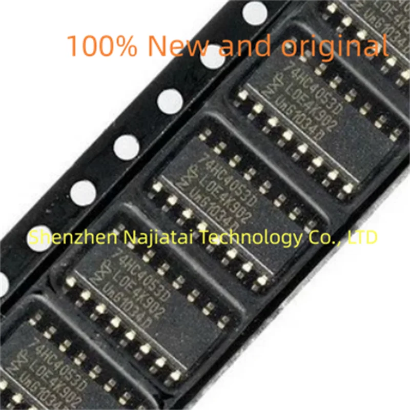 

10 шт./лот 100% Новый оригинальный чип 74HC4053D 74HC4053 SOP16 IC