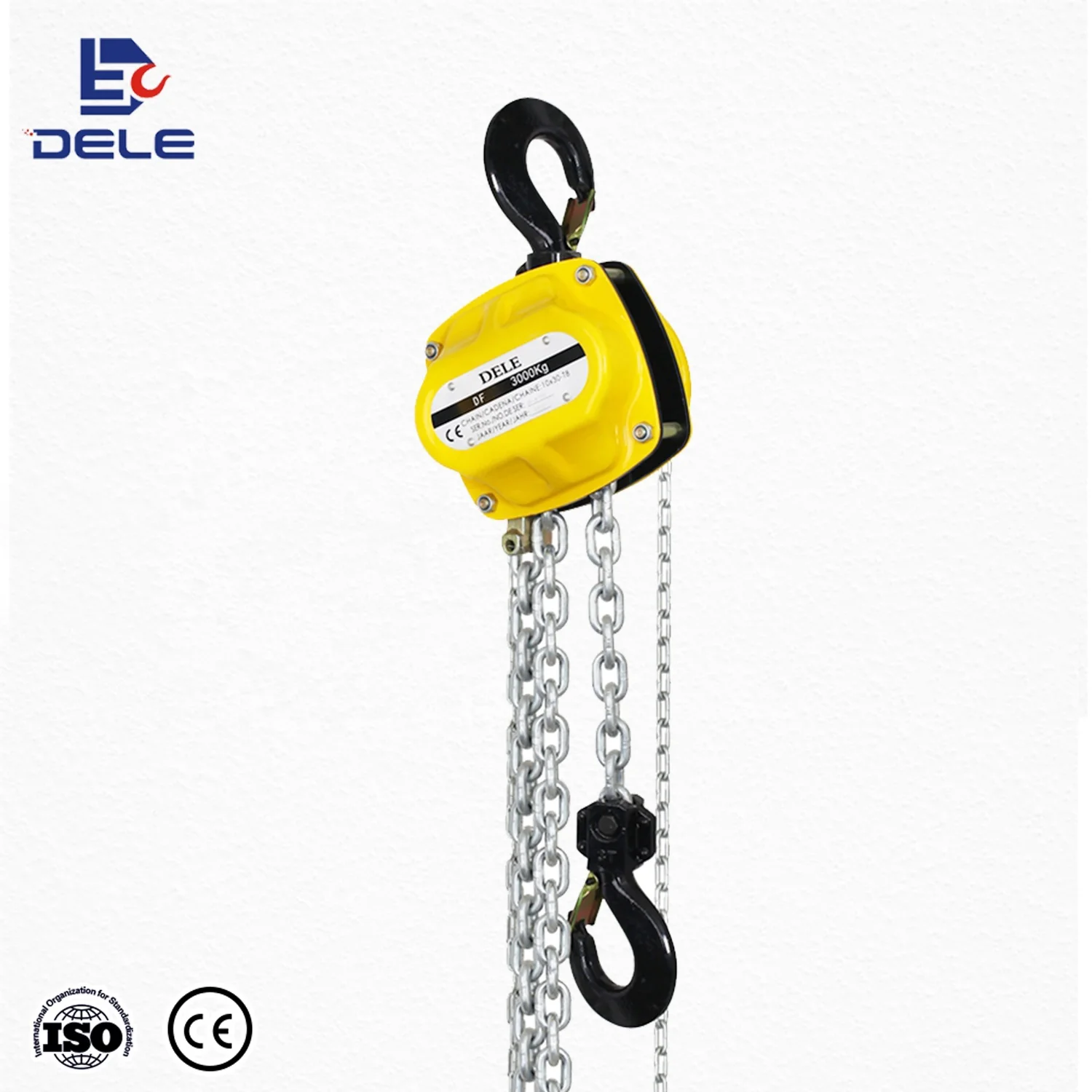 Concrete Indoor Lifting Equipment 3ton Chain Block Lifting Hoist And Chain Hoist