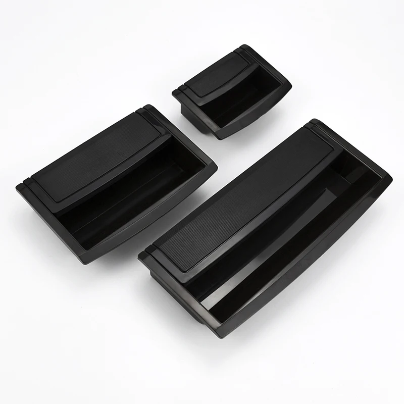 

ABS Black Cabinet Door Handle Concealed Plastic Kitchen Recessed Drawer Flush Pull Handle Industrial Furniture Handle