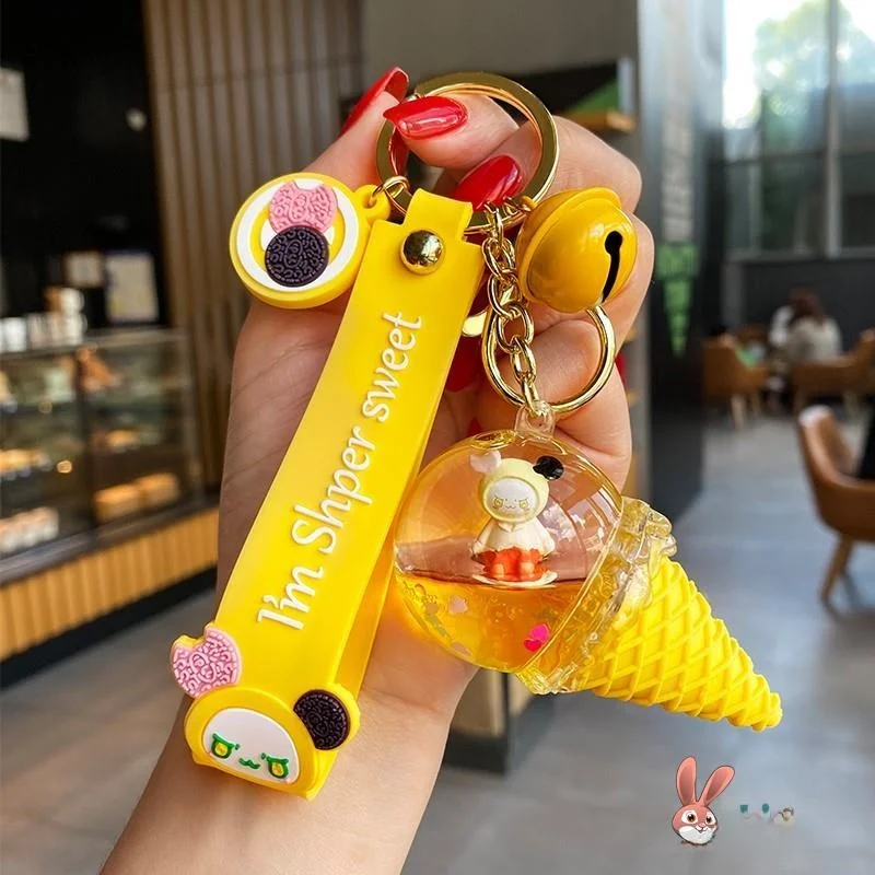 Girls Bell Pendant Bag Charm Cute Decorative Accessories Spring Season Fashion Set Seven Sleeve Length Gold Luo He Brand - view 4