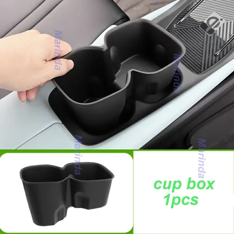 

Car Central Cup Storage Box for BYD Seagull 2023 Behind Screen Center Control Box Stowing Trim Cover Interior Accessories