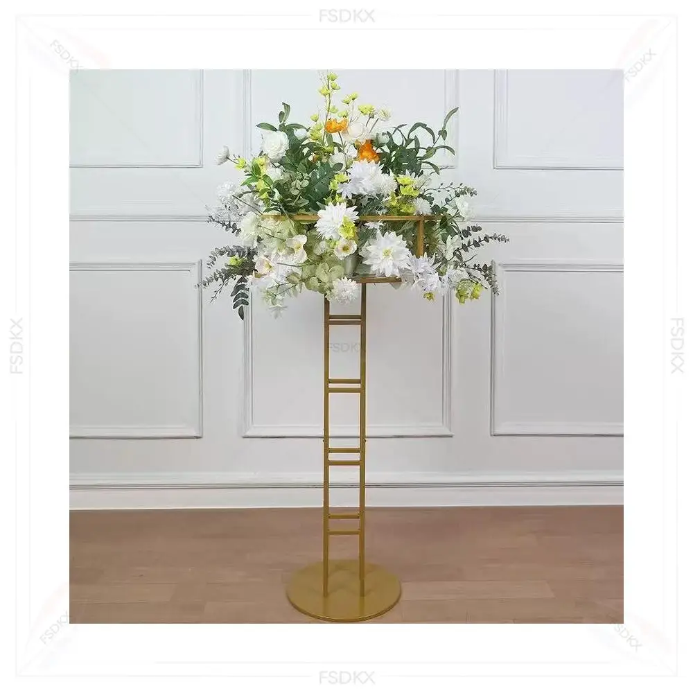 FSDKX Decorations Luxury Tall Clear Candle Holder Candelabra Wedding Centerpieces Candlestick for Party Event