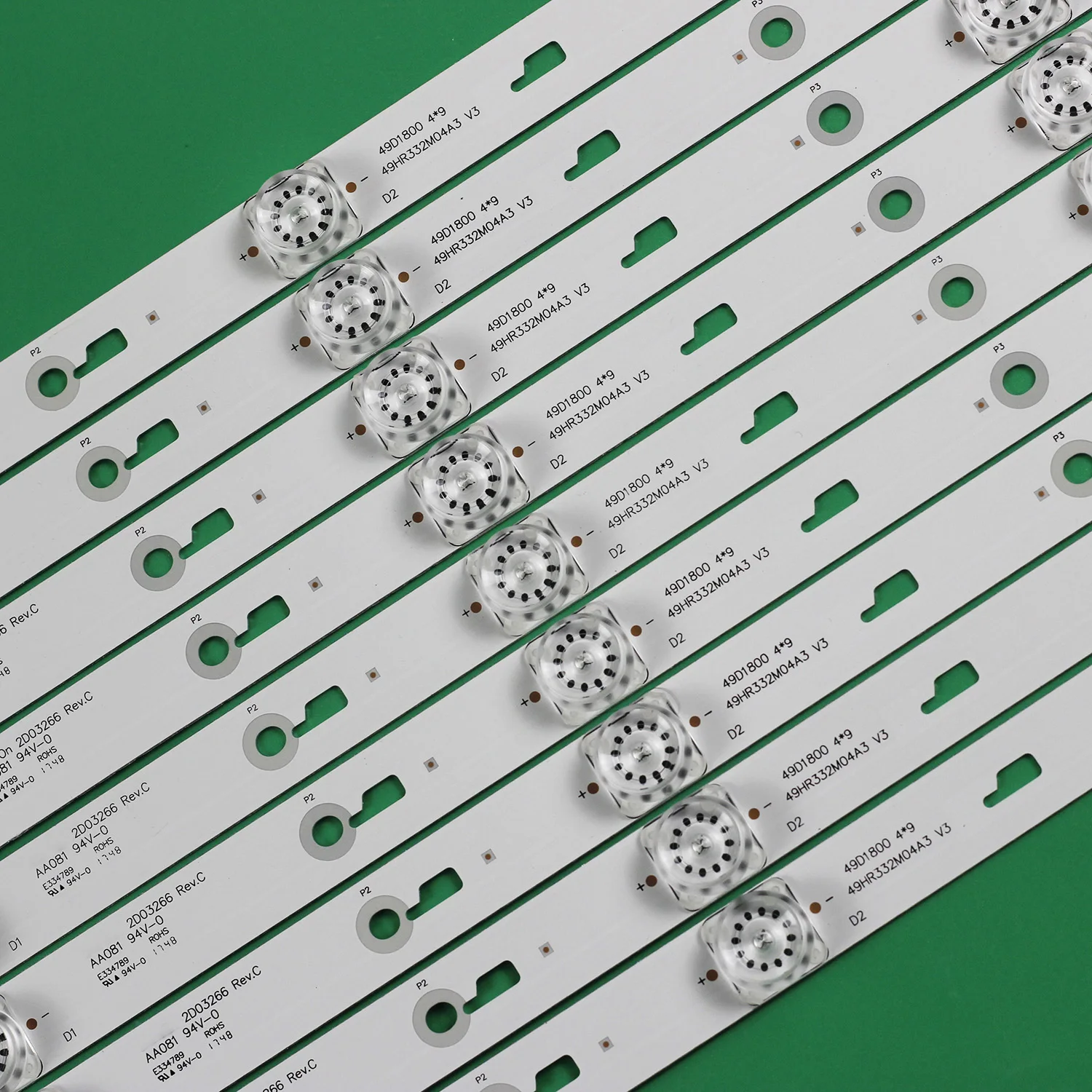 LED Backllight Für TCL_ODM_49D1800 4X9_3030 49HR332M04A3 V3 4C-LB490T-HR2 49R80 DS-4C-LB490T-YM3 ZC1 YHC YHF TC490M02 49U7750VE