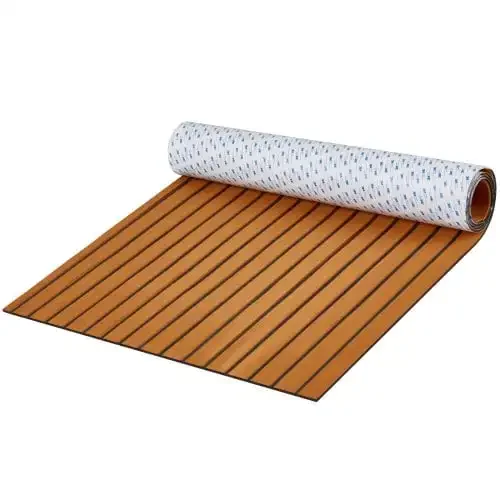 

Boat Flooring, EVA Foam Boat Decking 94.5" x 35.4", Non-Slip Self-Adhesive Flooring, 23.2 sq.ft Marine Carpet for Boats, Yacht