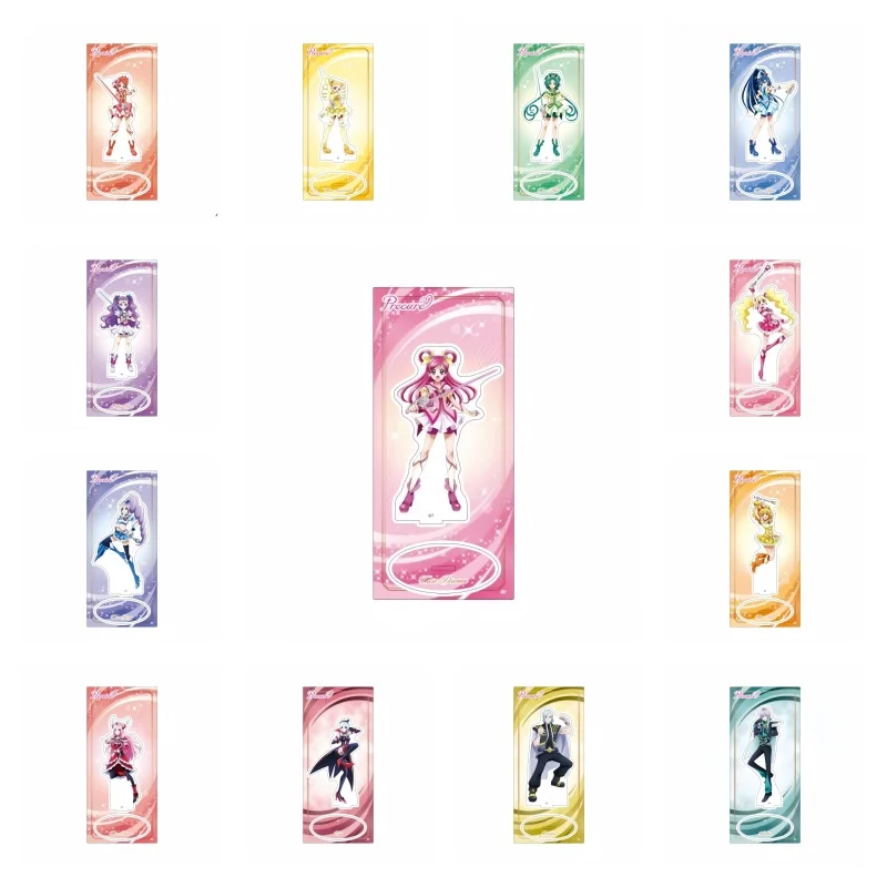 Pretty Cure Star Selene Cosmo Miracle - Figura Acrílica Mágica con Base, Modelo Decorativo, Accesorios y Llaveros de 15CM