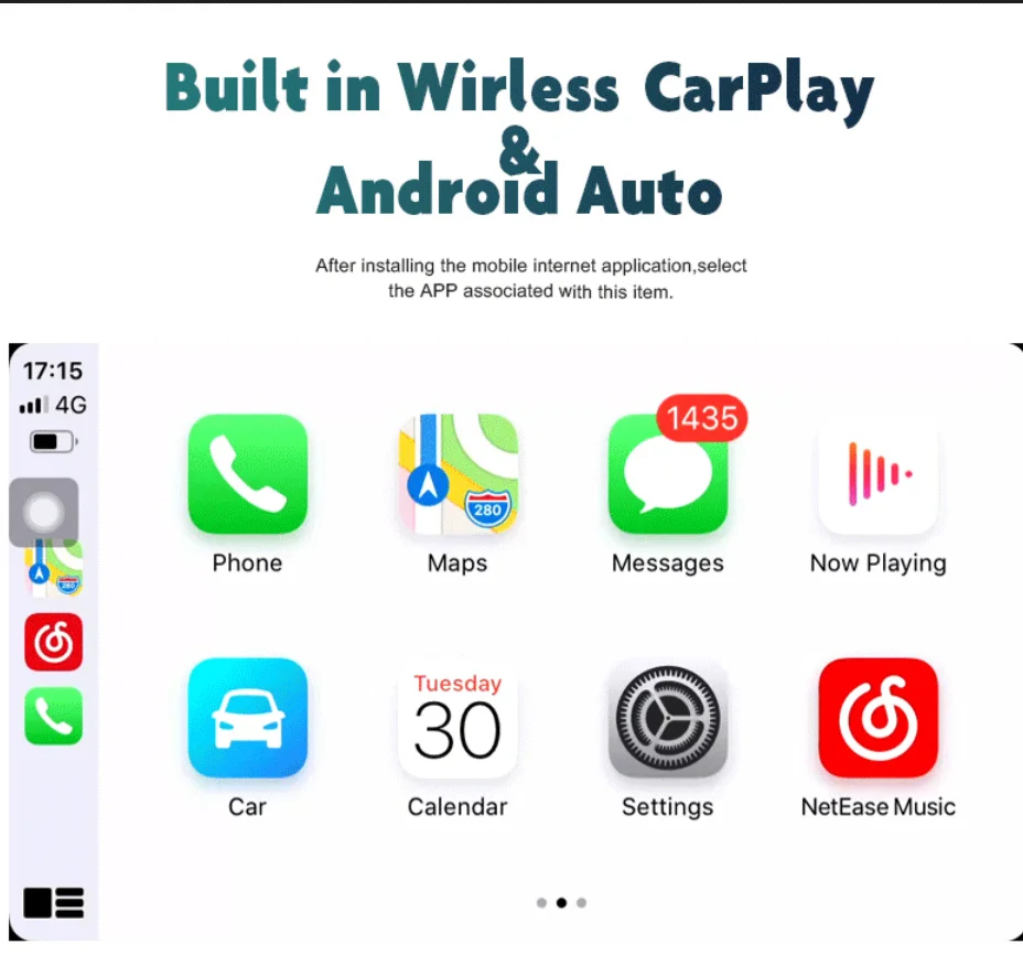 WITSON 7\'\' Android 14 CAR RADIO GPS for KIA CEED 2007 2008 2009 Carplay Vehicle Multimedia Stereo Player Auto Audio Navi Stero