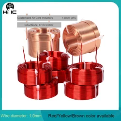 1.0mm Frequency Divider Empty Core Inductor coil Custom Audiophile Audio Crossover Car Audio Crossover