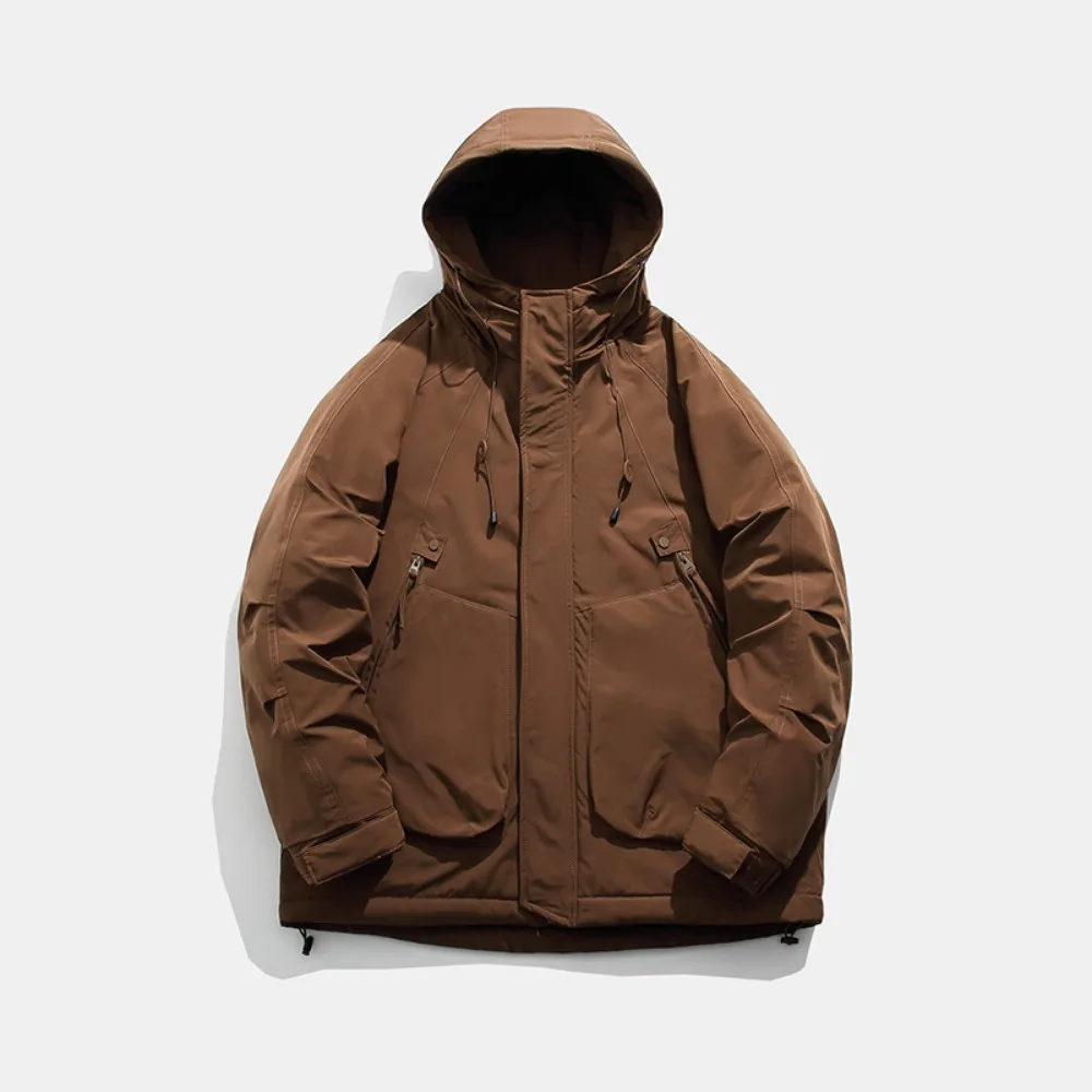 Winter new workwear down jacket outdoor warm removable liner retro assault thickened warm jacket