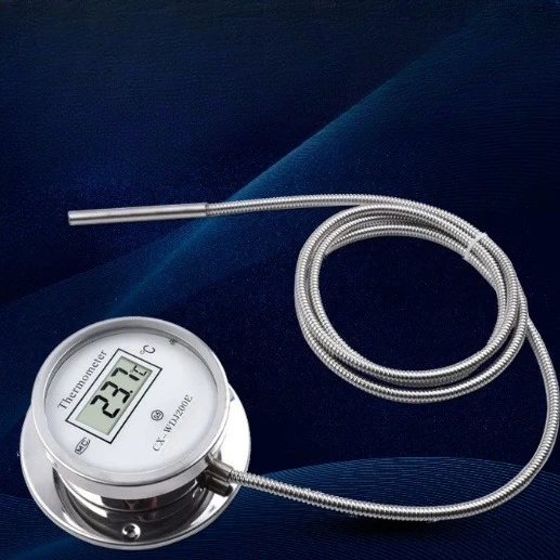 M6CF Professional Digital with Flexible Probe, Industrial Gauge for Boiler
