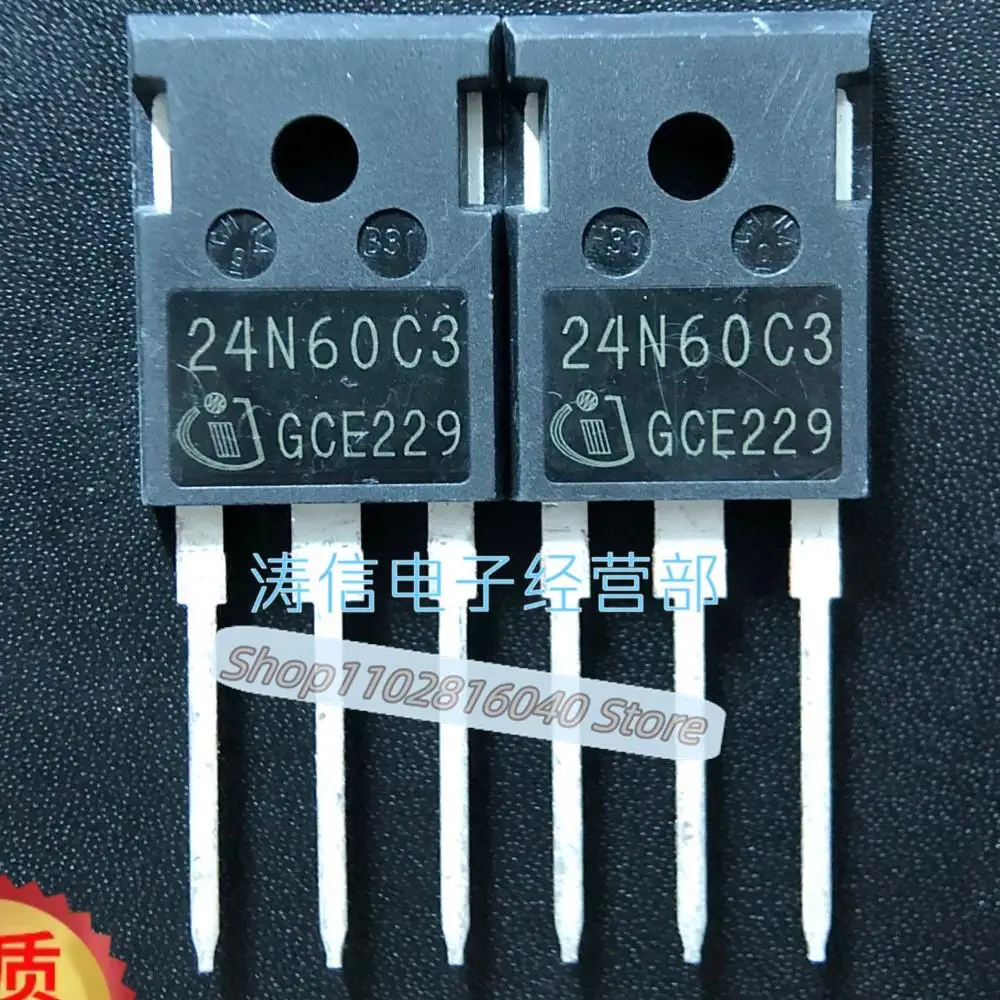 

10PCS/Lot SPW24N60C3 24N60C3 MOS TO-247 600V/24A Best Quality Imported Original Spot