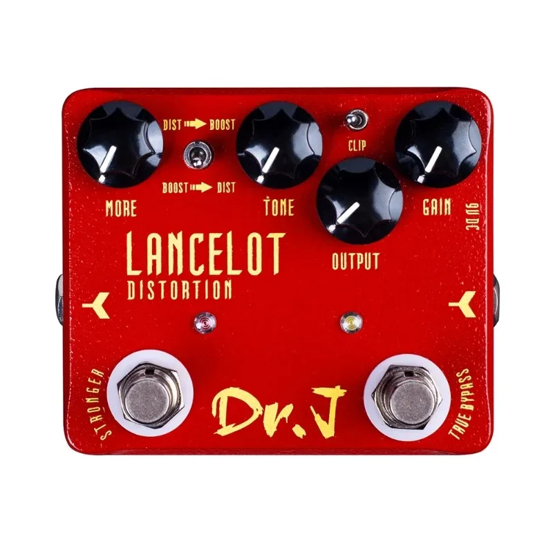 

D59 LANCELOT Distortion Guitar Effect Pedal Dr.J Series True Bypass Electric Guitar Pedal for Classic Amplifier Guitar Parts