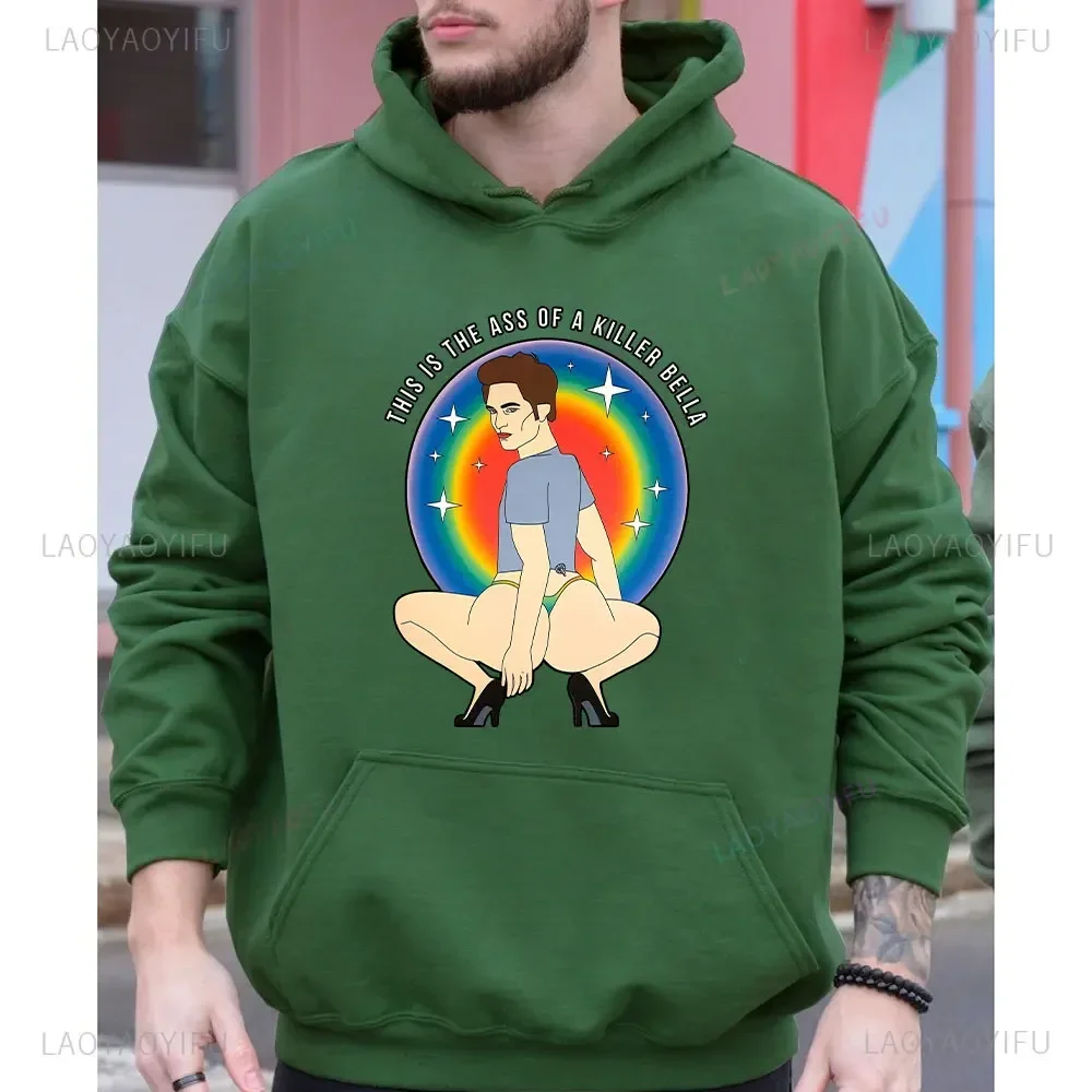 هذا هو الحمار من القاتل بيلا الخريف البلوز سترة الشفق ساغا الجرافيك مضحك هوديس الرجال النساء Harajuku رجل هودي