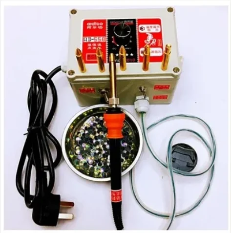 

Vacuum Rhinestone Hot Fix Machine On Cloth Heat Transfer Press 25W