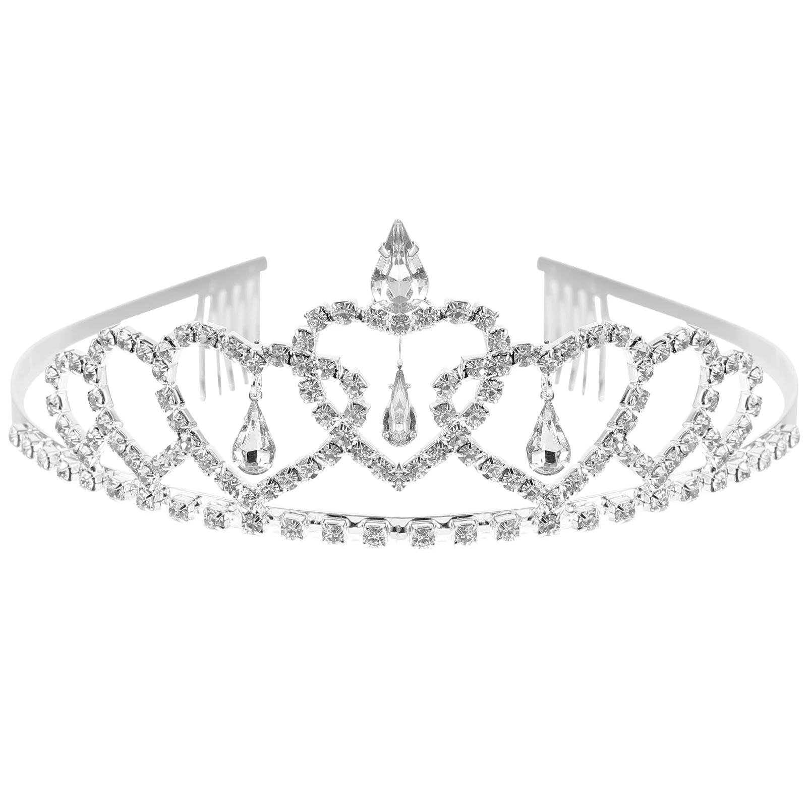 

Rhinestone Women Bridal Wedding Headpiece Decorative Party Costume Lightweight Comfortable Cosplay Rhinestone For Bridal