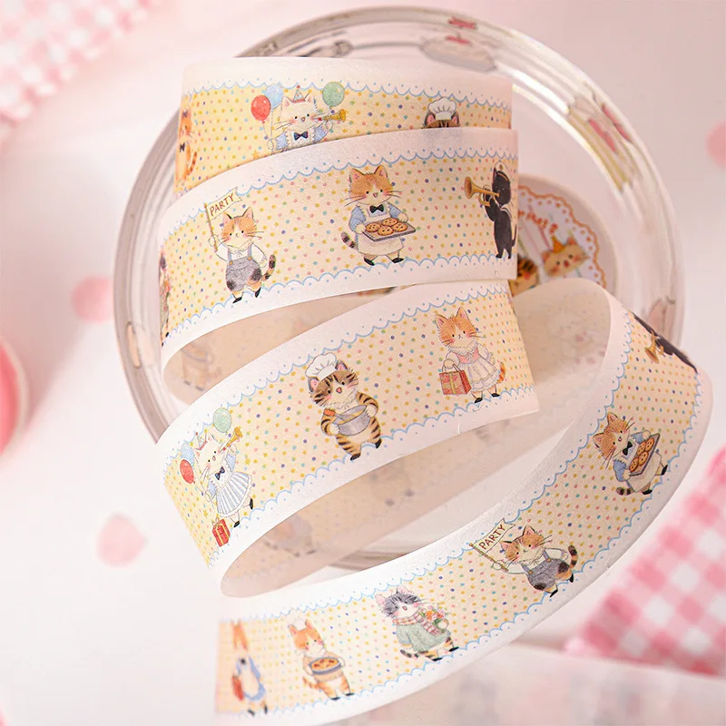 4pcs DIY Decoration Adhesive Tapes Japanese Xiaomis party Washi Tapes Masking Tapes stickers stationery