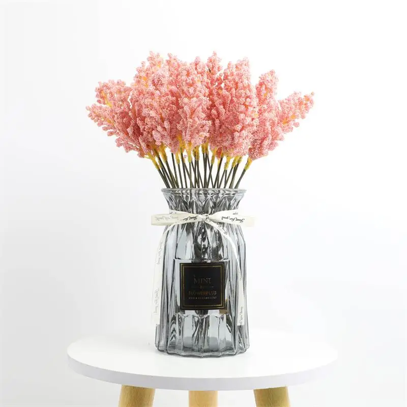 Artificial Flowers Artificial Wheat Ears Flowers Beautiful Home Decoration Simulation Flower Wedding Home Decoration