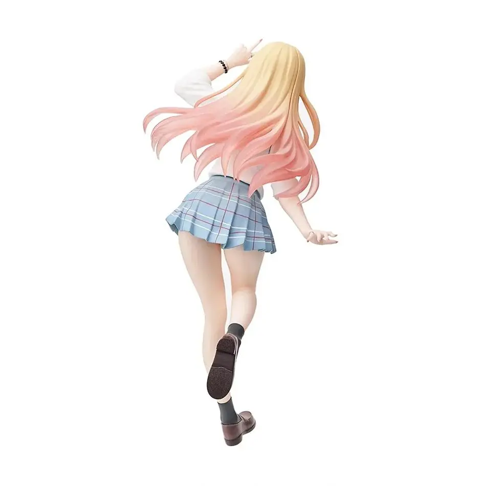 My Dress Up Darling Kitagawa Marin Anime-Figur Schuluniform Teufel-Liz Kniende Pose PVC Sammlermodell Desktop-Dekoration – Detail 25