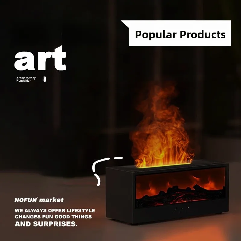 

Креативный увлажнитель воздуха в виде камина – подарок парню на день рождения, подарок девушке на День святого Валентина, модное украшение для стола, создающее атмосферу