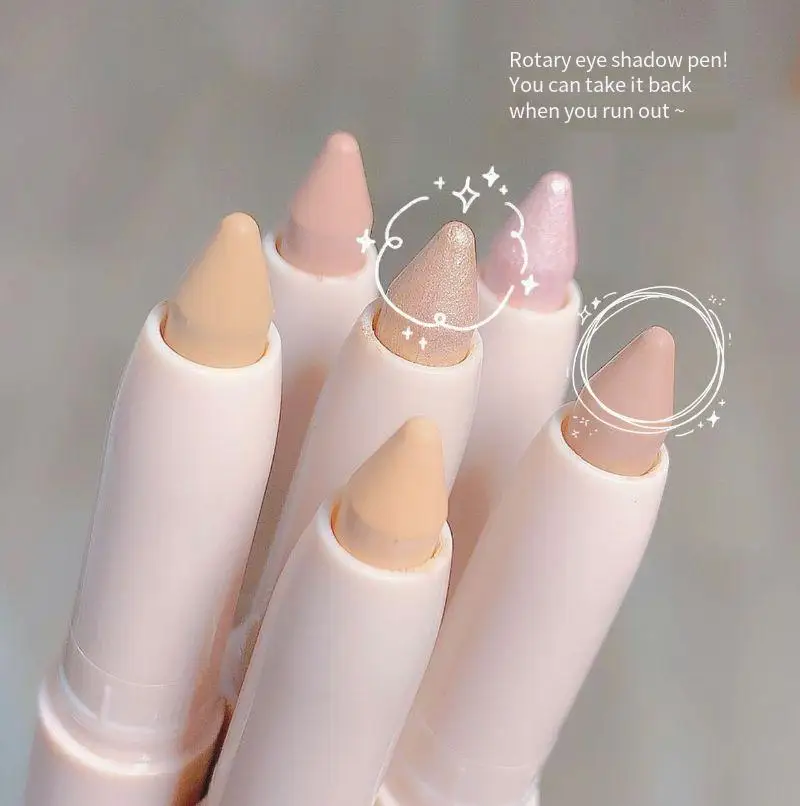 Oogschaduw Liggende Zijderups Markeerstift Verhelderende Oogschaduw Pen Koreaanse Ogen Make-Up Matte Witte Parel Hoogglans Oogschaduwstok