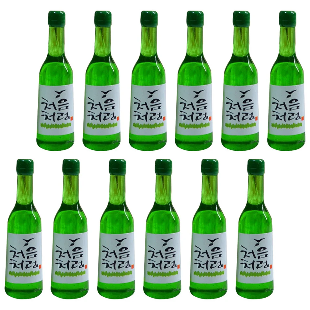 

15 Pcs Simulated Rice Beer Bulk Ornaments Mini Bottles for Favors Small House