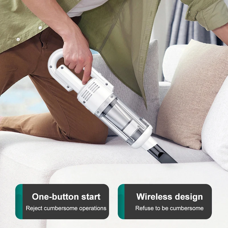 15000pa Wireless Vacuum Cleaner Powerful Suction HEPA Filter Handheld Vacuum Multifunctional Household Cleaner for Car Floor
